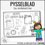 Pysselblad till nyårsafton / skolstart - bild 1
