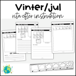 Vinter och jul – Rita efter instruktion - bild 1