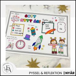 Pysselblad till nyårsafton / skolstart