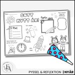 Pysselblad till nyårsafton / skolstart - bild 3