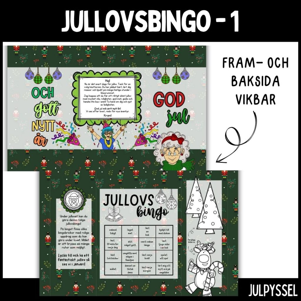 Jullovsbingo / jullovspresent – 1