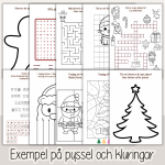 Jul – Stora paketet med pyssel och klurigheter - bild 2