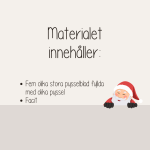 Jul – Stora pysselblad – Bordstabletter – A3 - bild 2