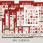 Julbingo med 25 olika spelplaner - bild 2