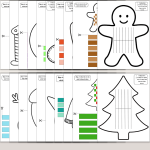 Jul – Papperspyssel – Väv fina mönster med julfigurer - bild 2