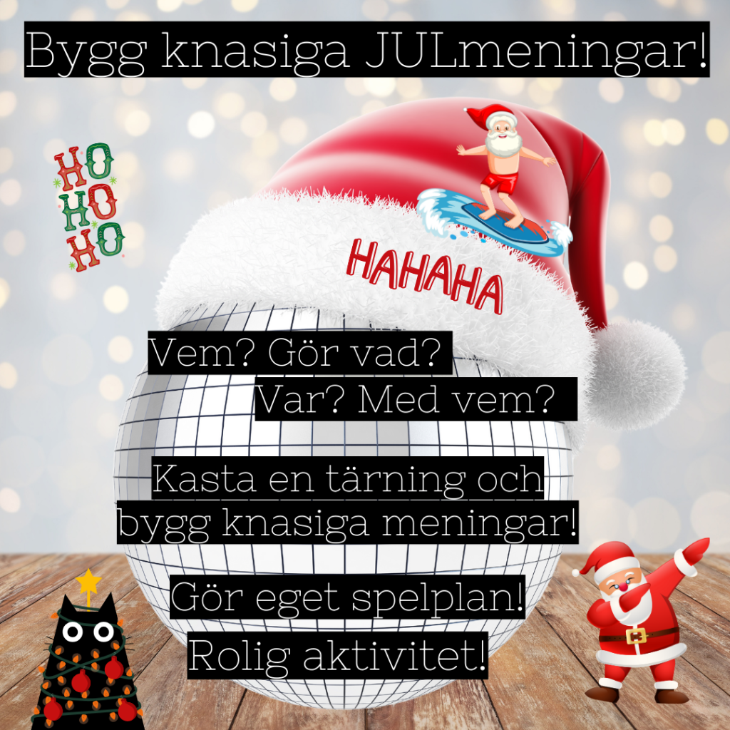 Crazy Santa! Bygg knasiga meningar