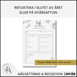 Tidskapsel + Nyårslöften / Mål & Visioner