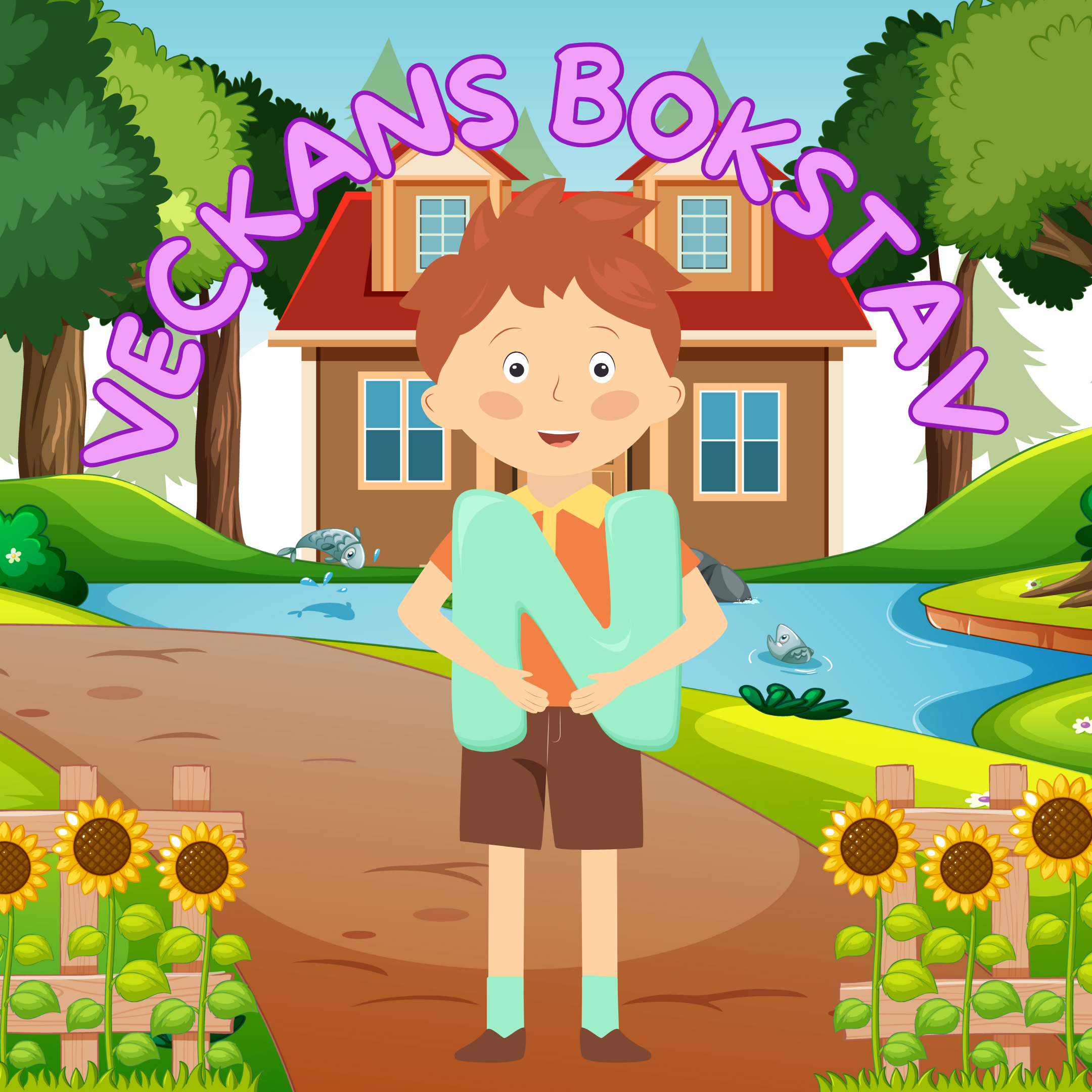 Veckans Bokstav - Ett kreativt sätt att lära sig alfabetet: N