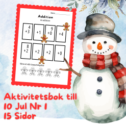 Aktivitetsbok till 10 Jul Nr 1 – 15 Sidor