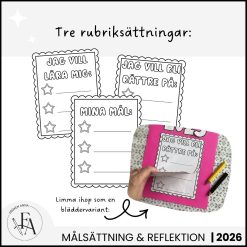 2026 - Mål och drömmar (Kreativ skolstartsuppgift)