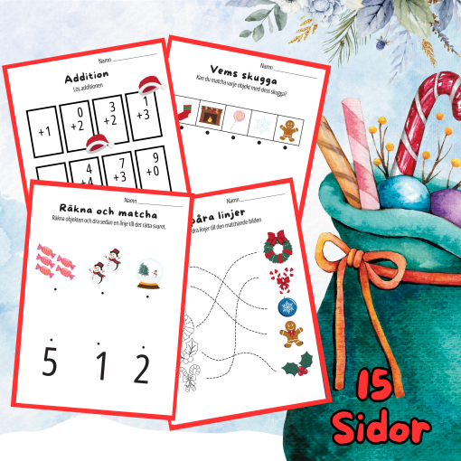 Aktivitetsbok till 10 Jul Nr 4 – 15 Sidor
