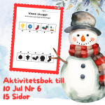 Aktivitetsbok till 10 Jul Nr 6 – 15 Sidor - bild 1
