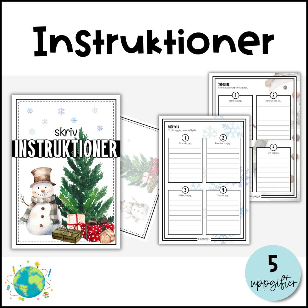 Skriv instruktioner – Jul