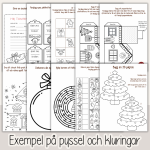 Jul – Stora paketet med pyssel och klurigheter - bild 3