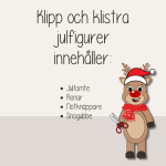 Jul- Klipp och klistra julfigurer - bild 3