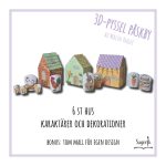 3D-pyssel Påskby - bild 1