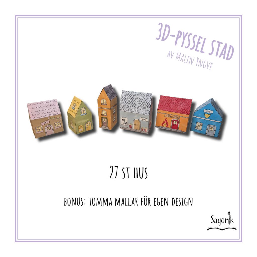 3D-pyssel Stad Baspaket 3D-hus