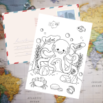 Äventyrsbreven – Bläckfiskens Spännande Värld - bild 4