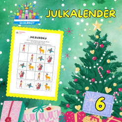 SkolRikets Digitala Julkalender 2024: Pedagogiska Aktivitetsblad för Skolan | Lucka 6