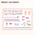 Bänkhjälp i olika varianter + namnskylt - bild 3