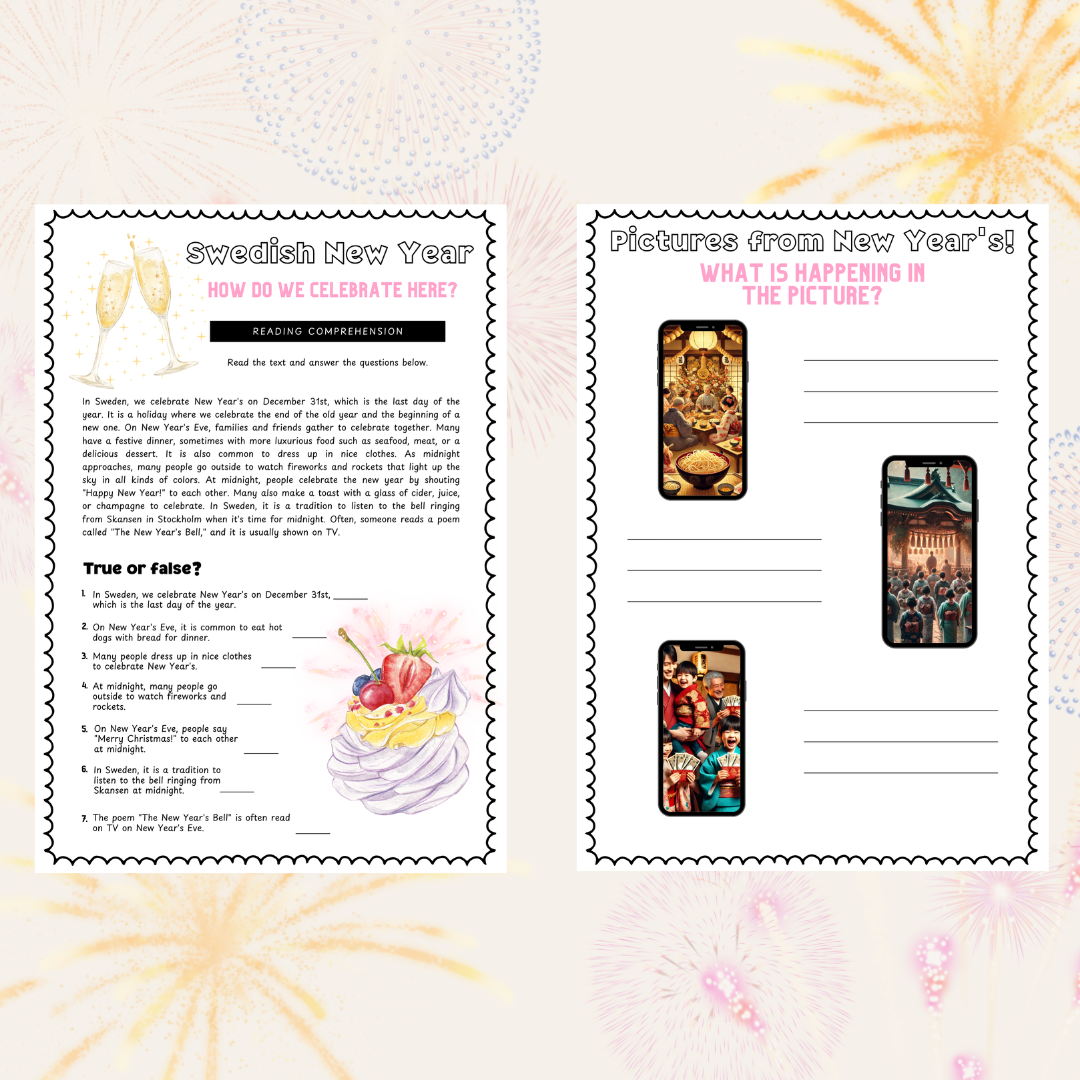 My English New Years Book!