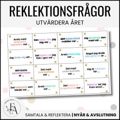 Nyårsuppdrag / Reflektionsfrågor från året som gick