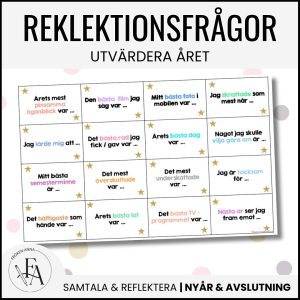Nyårsuppdrag / Reflektionsfrågor från året som gick