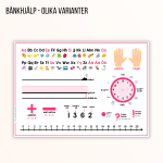 Bänkhjälp i olika varianter + namnskylt - bild 2