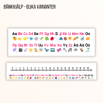 Bänkhjälp i olika varianter + namnskylt - bild 4