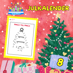 SkolRikets Digitala Julkalender 2024: Pedagogiska Aktivitetsblad för Skolan | Lucka 8