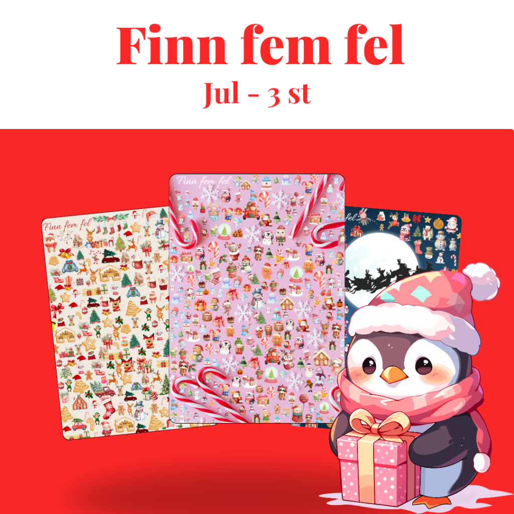Finn fem fel – Jultema