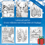 En vintrig målarbok 241 sidor - bild 1