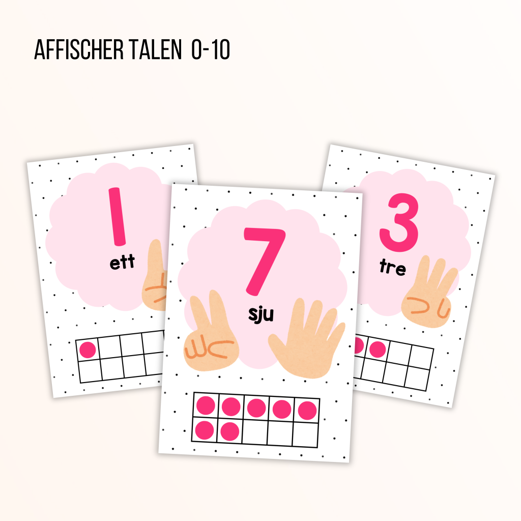 Bildstöd – talen 0-10