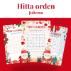 Hitta orden – Jultema