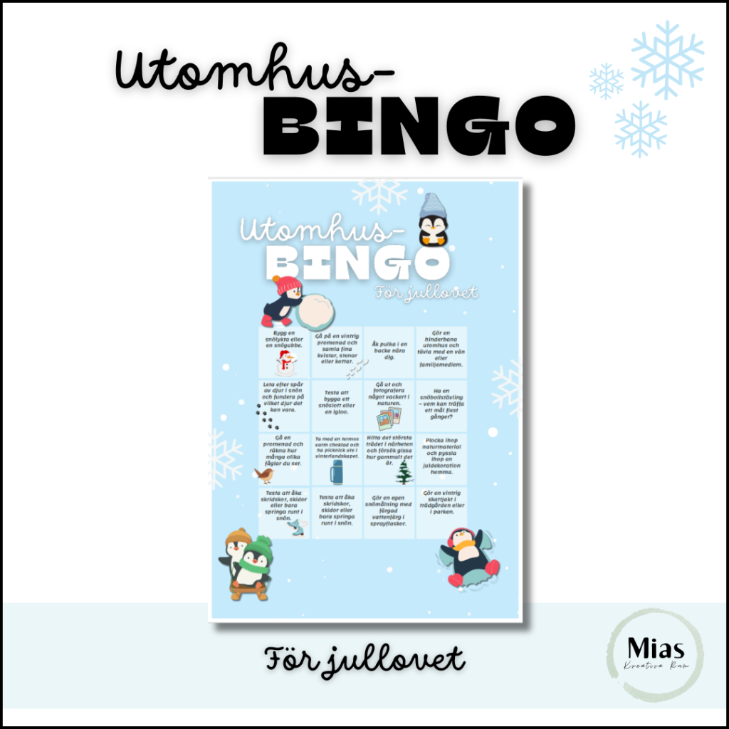 Utomhusbingo: Jullov