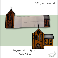 Bygg en vikbar kyrka - fyll i fakta
