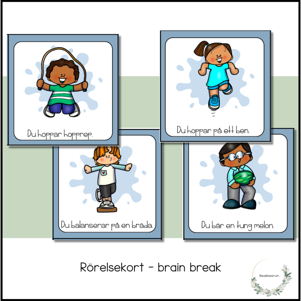 Rörelsekort – brain break