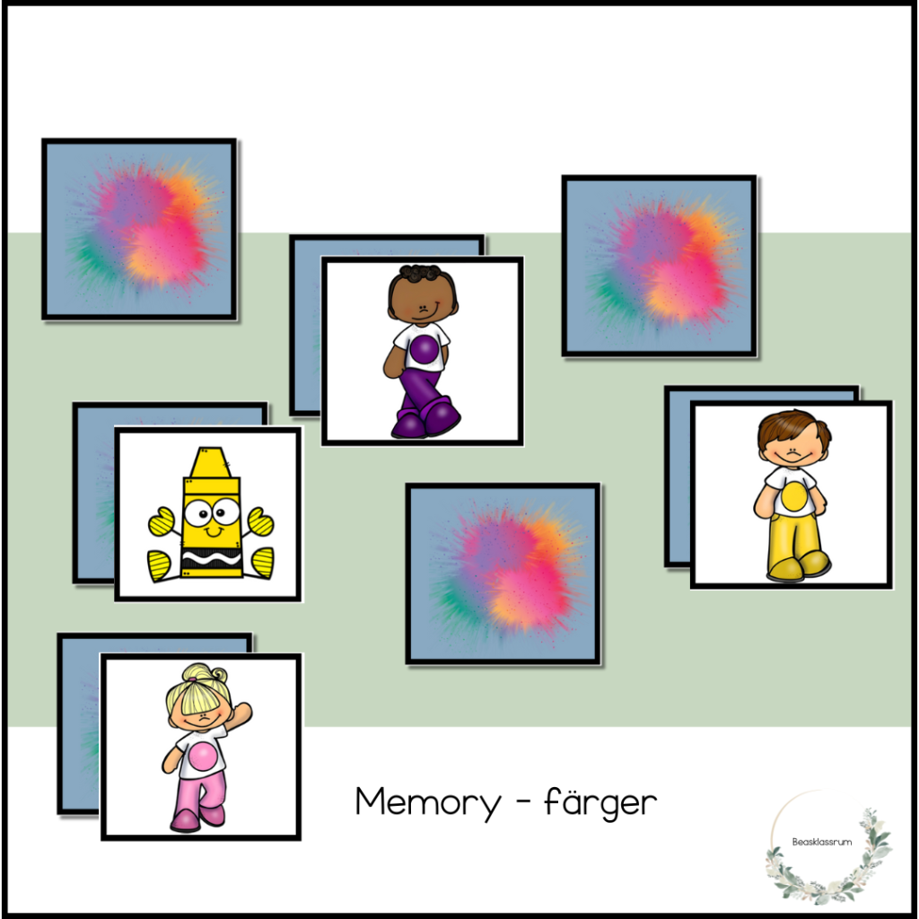 Memory färger