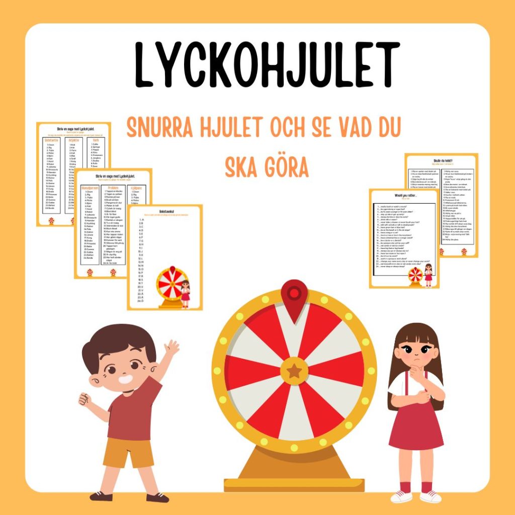 Lyckohjulet – olika övningar