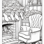 En vintrig målarbok 241 sidor - bild 2