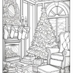 En vintrig målarbok 241 sidor - bild 4