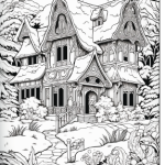 En vintrig målarbok 241 sidor - bild 5