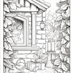 En vintrig målarbok 241 sidor - bild 6