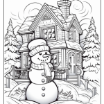 En vintrig målarbok 241 sidor - bild 11