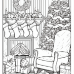 En vintrig målarbok 241 sidor - bild 12