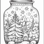 En vintrig målarbok 241 sidor - bild 16