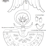 Julpyssel pappersänglar 3st - bild 2