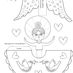 Julpyssel pappersänglar 3st - bild 4