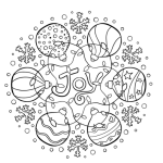 Lättare målarbilder jul - bild 3