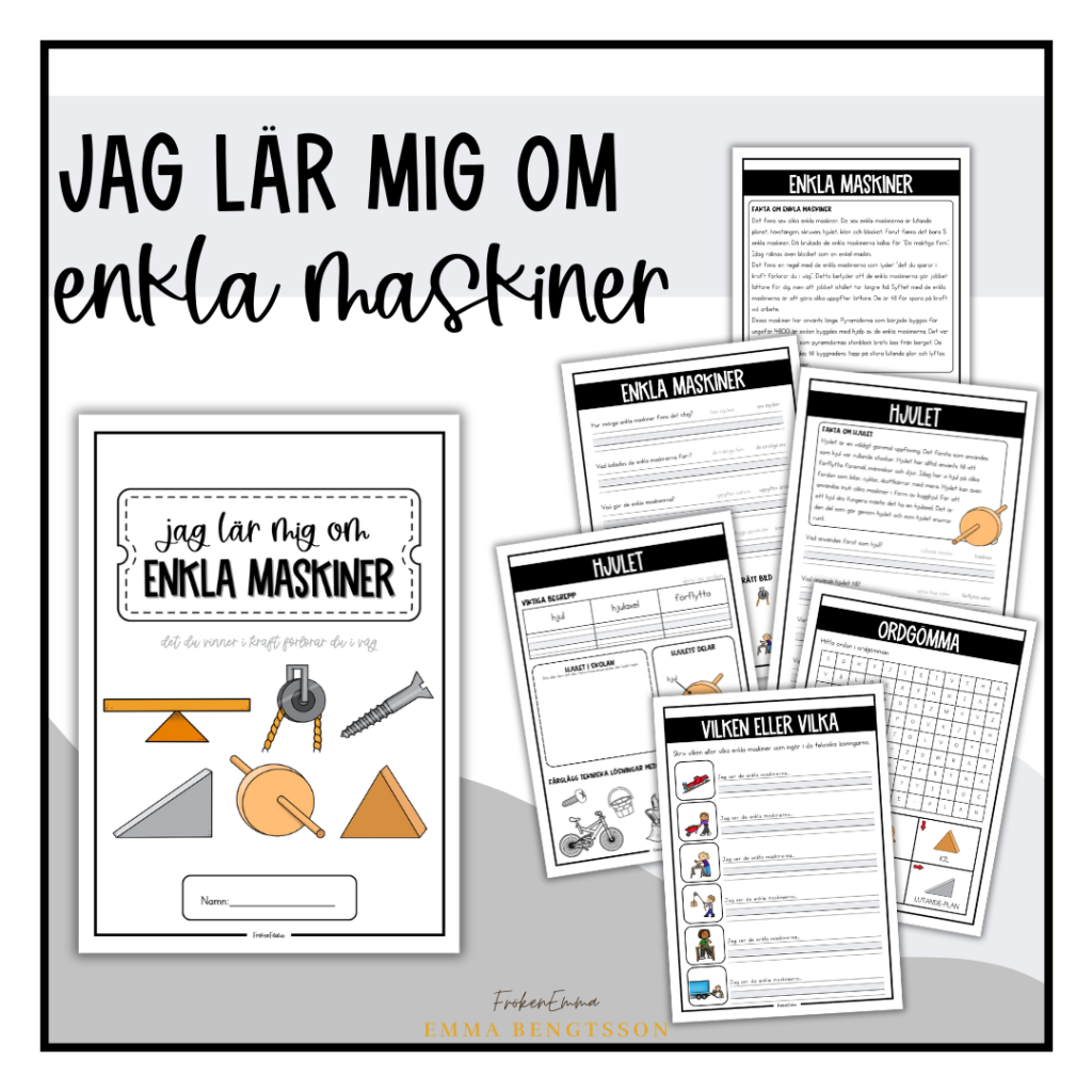 Enkla maskiner: arbetshäfte